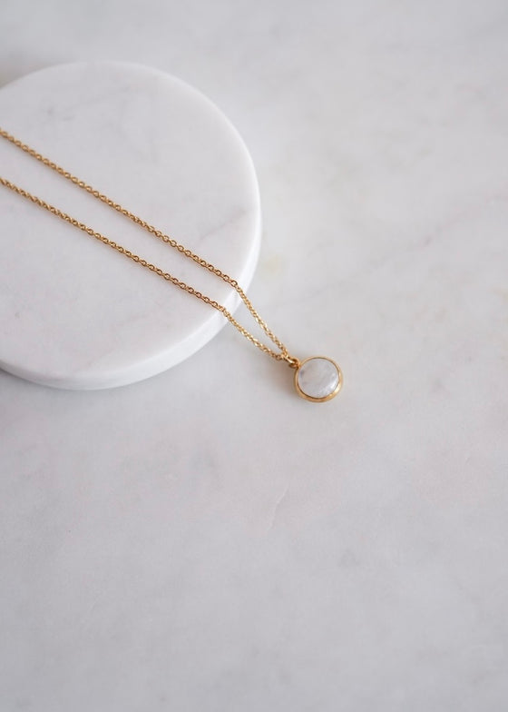 Stephen Estelle | Rainbow Moonstone Necklace