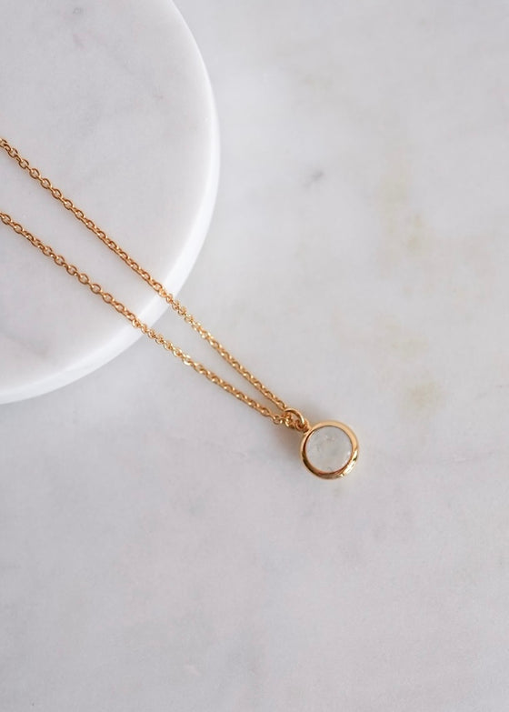Stephen Estelle | Rainbow Moonstone Necklace