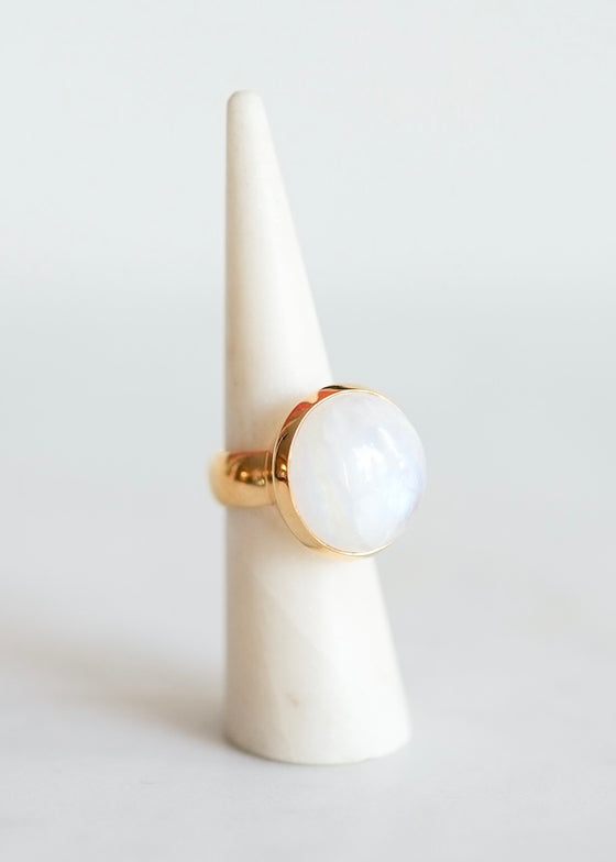 Stephen Estelle | Rainbow Moonstone Ring