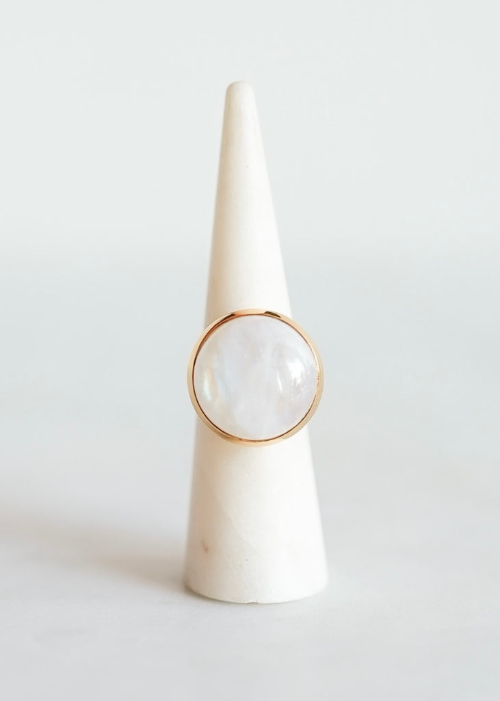 Stephen Estelle | Rainbow Moonstone Ring