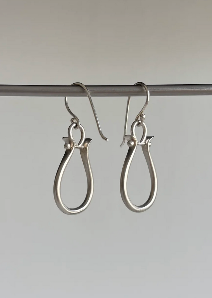 Monika Krol | Sterling Silver Medium Lyre Earrings