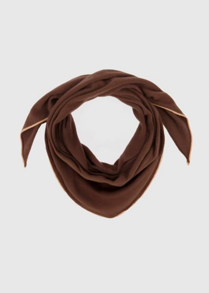 Stone Cashmere | Diamond Scarf XL | Marigold + Beige