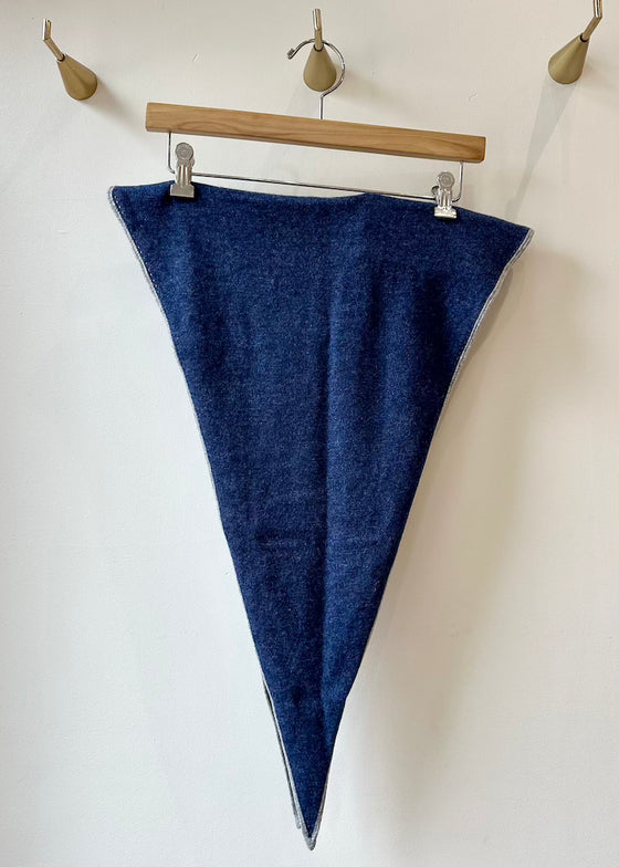 Stone Cashmere | Diamond Scarf | Murlin + Light Grey