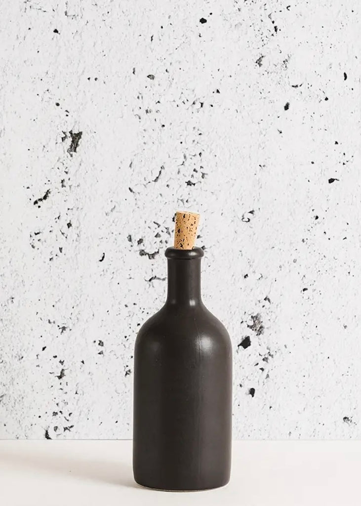 Stoneware Olive Oil Bottle | 7.9"
