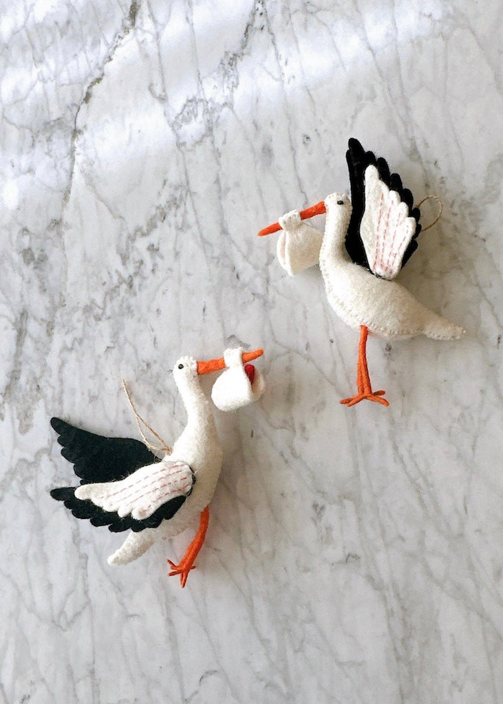 Stork Ornament