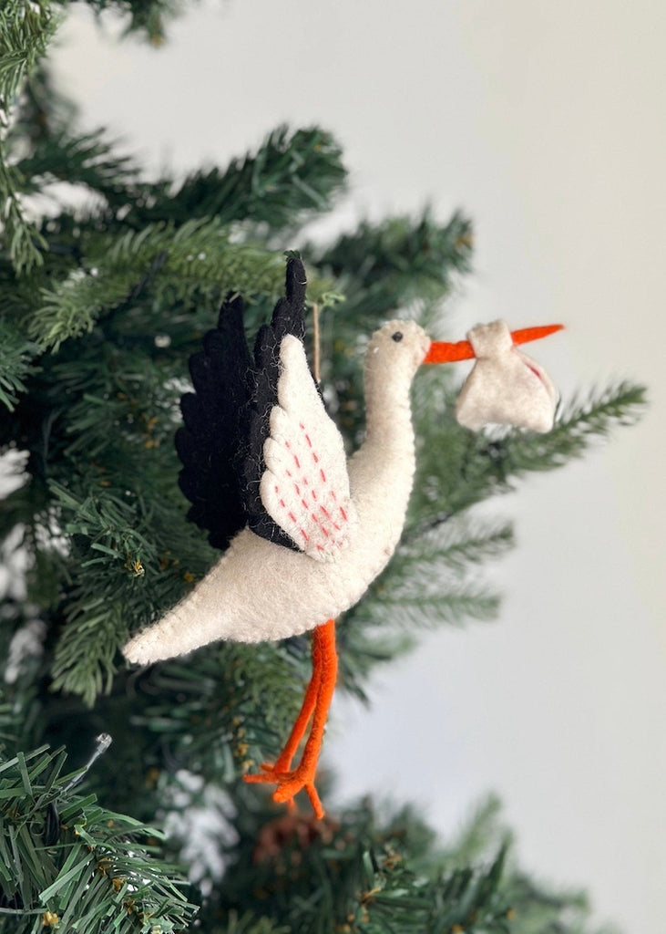 Stork Ornament