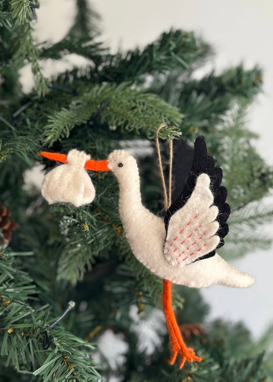 Stork Ornament
