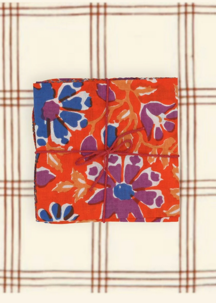 Suzette à Table | Geranium Sangria Napkins | S/4
