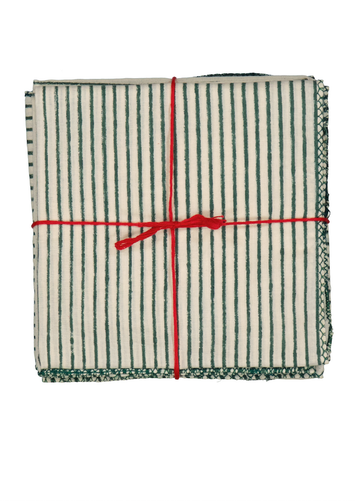 Suzette à Table | Stripe Sapin Napkins