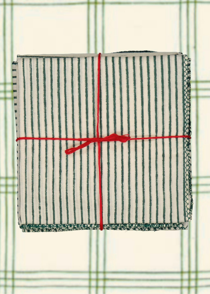 Suzette à Table | Stripe Sapin Napkins