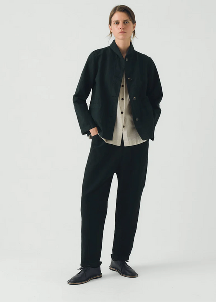 TOAST | Alix Micro Houndstooth Cotton Trousers