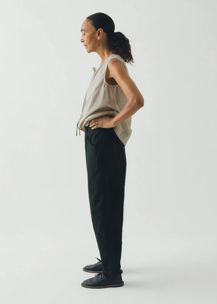 TOAST | Alix Micro Houndstooth Cotton Trousers