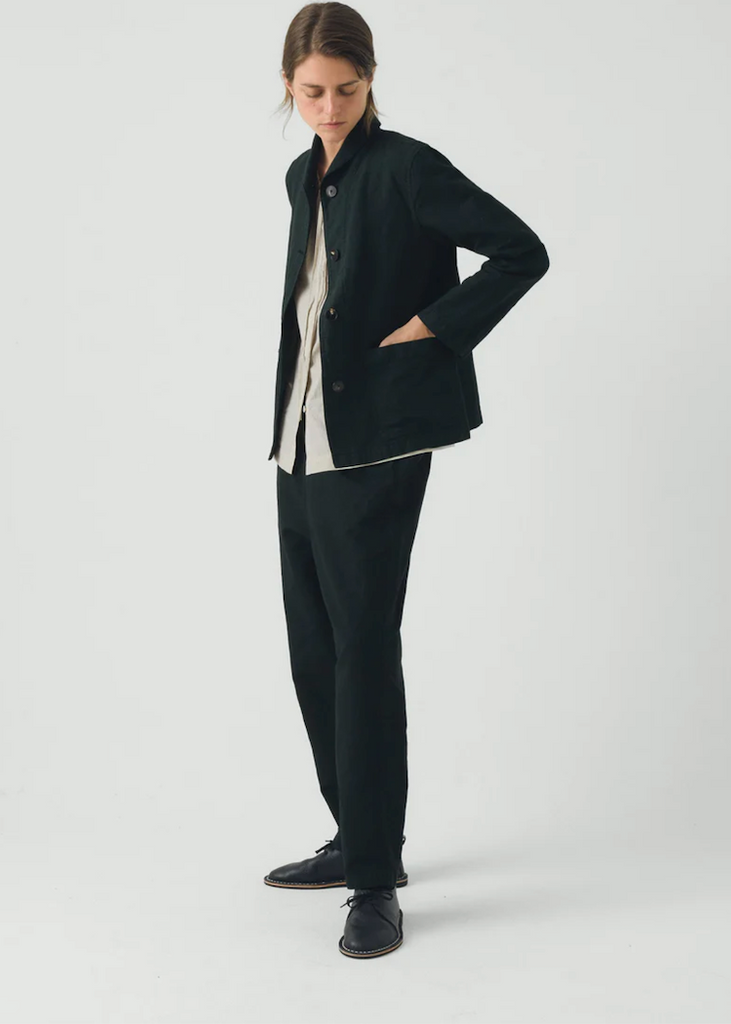 TOAST | Alix Micro Houndstooth Cotton Trousers