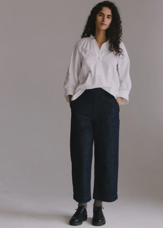 TOAST | Annie Organic Indigo Side Button Jeans
