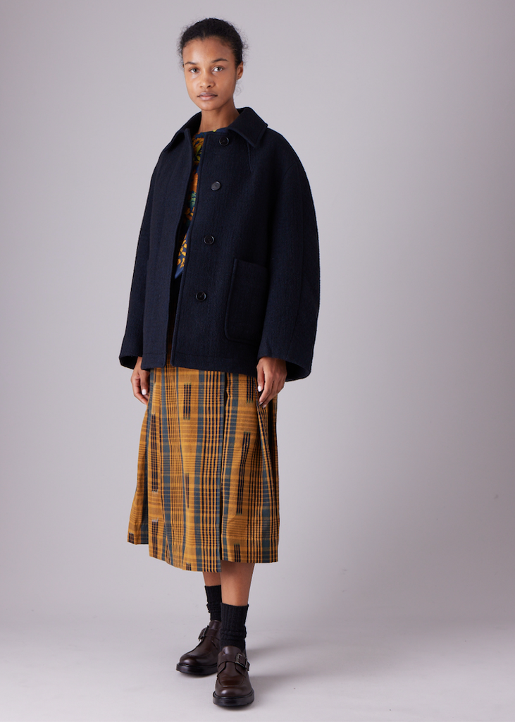 TOAST | Boiled Wool Textured Short Coat