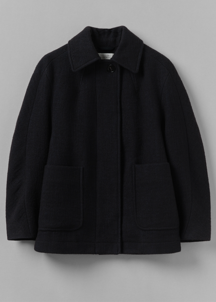 TOAST | Boiled Wool Textured Short Coat