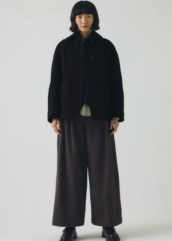 TOAST | Boiled Wool Textured Short Coat