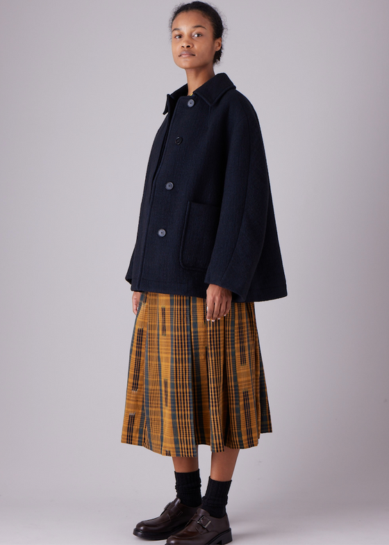 TOAST | Boiled Wool Textured Short Coat