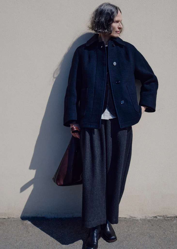 TOAST | Boiled Wool Textured Short Coat