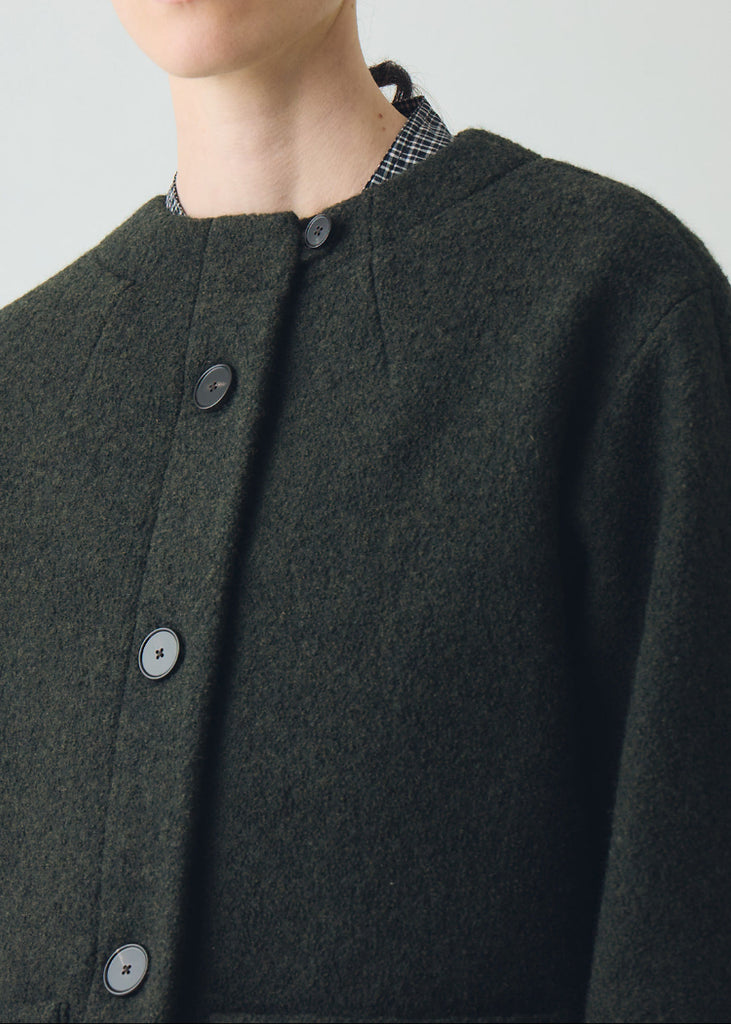 TOAST | Boiled Wool Short Coat
