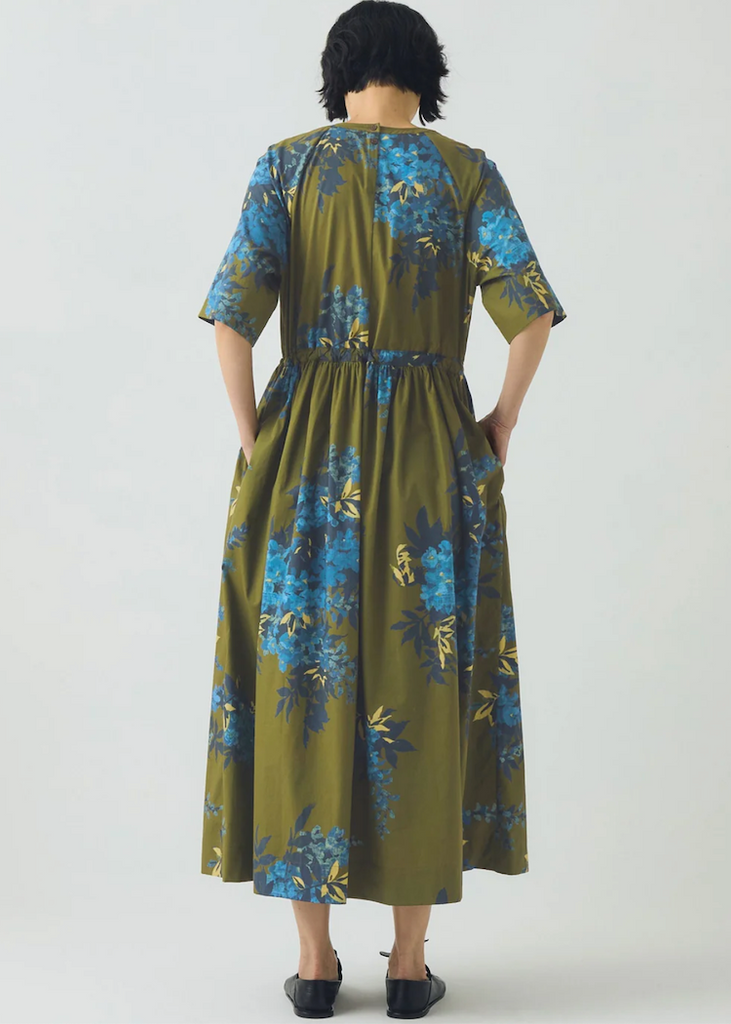 TOAST | Botanical Shadow Print Cotton Dress