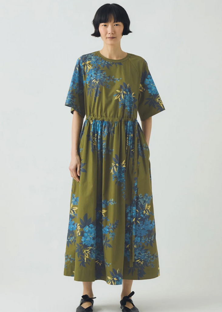 TOAST | Botanical Shadow Print Cotton Dress