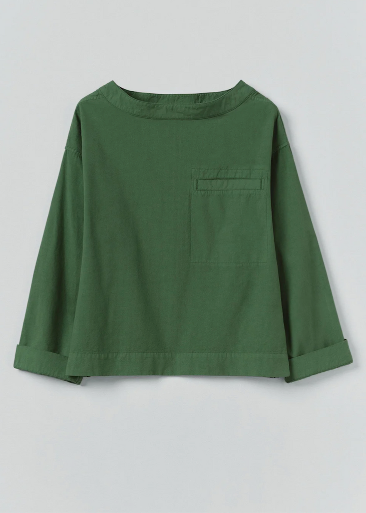 TOAST | Cotton Linen Poplin Smock Top