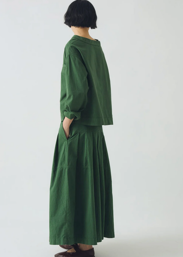 TOAST | Cotton Linen Poplin Smock Top