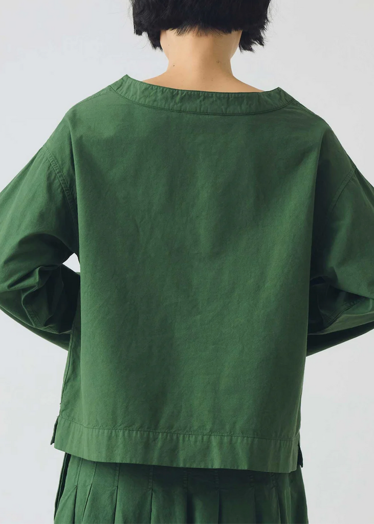 TOAST | Cotton Linen Poplin Smock Top