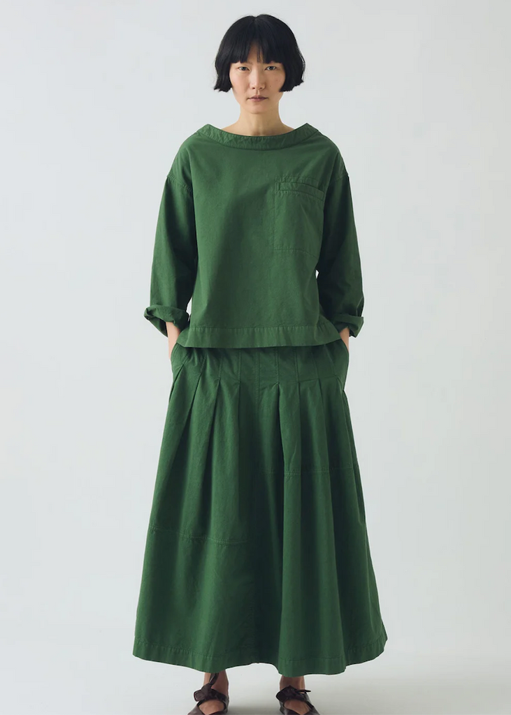 TOAST | Cotton Linen Poplin Smock Top