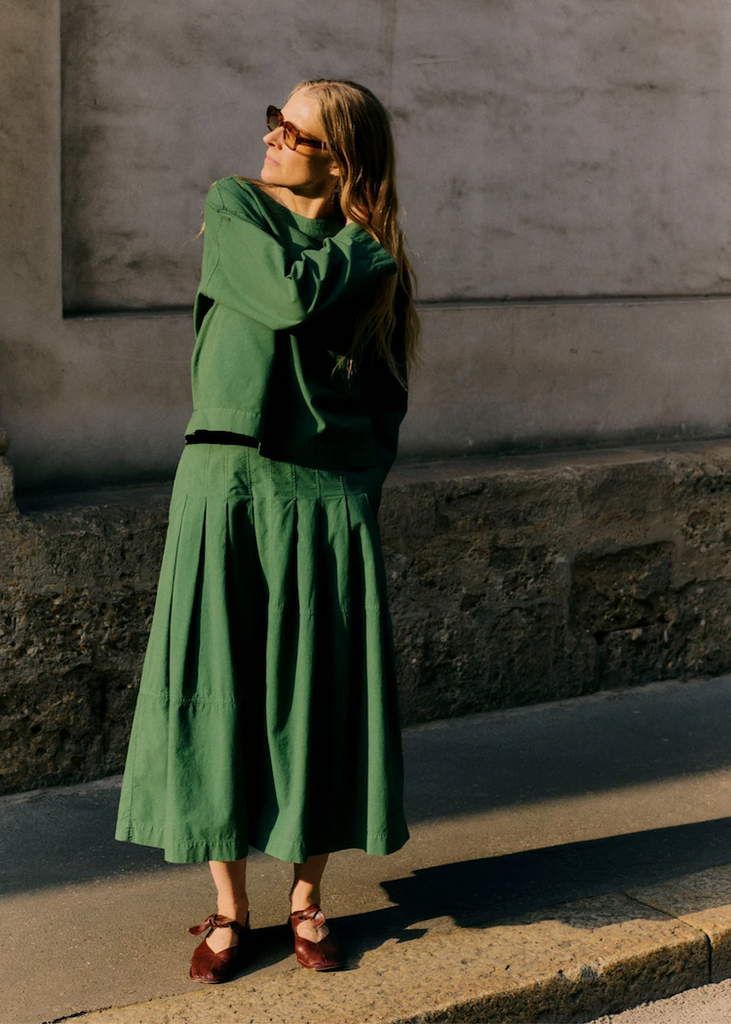TOAST | Cotton Linen Poplin Smock Top