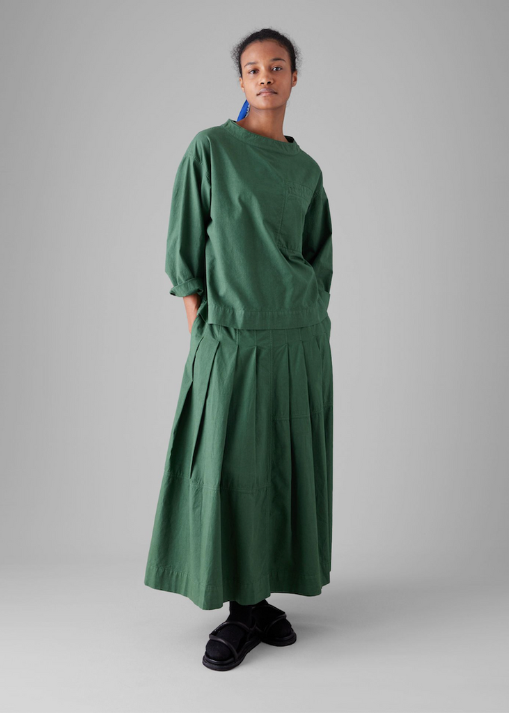 TOAST | Cotton Linen Poplin Smock Top