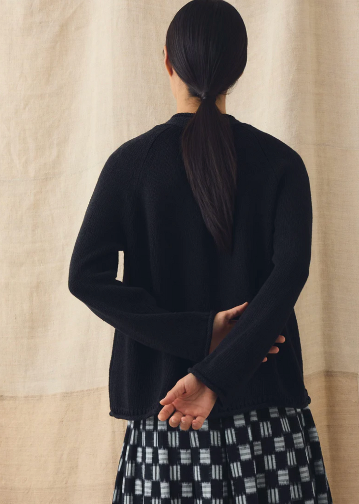TOAST | Cotton Linen V Neck Cardigan
