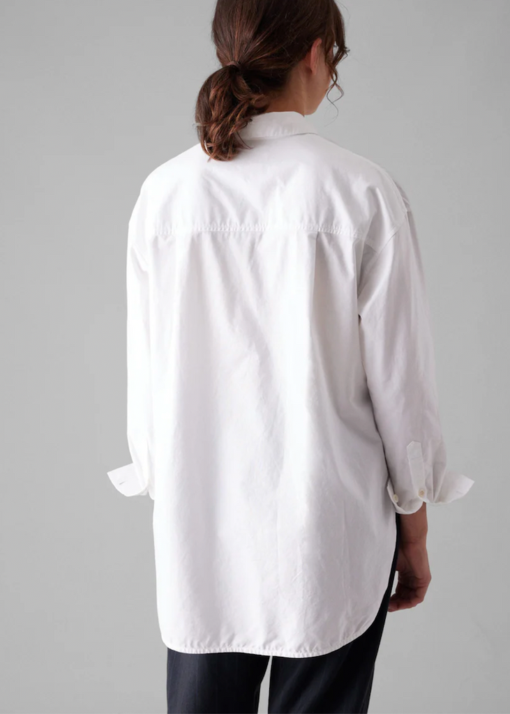 TOAST | Cotton Oxford Oversized Long Shirt