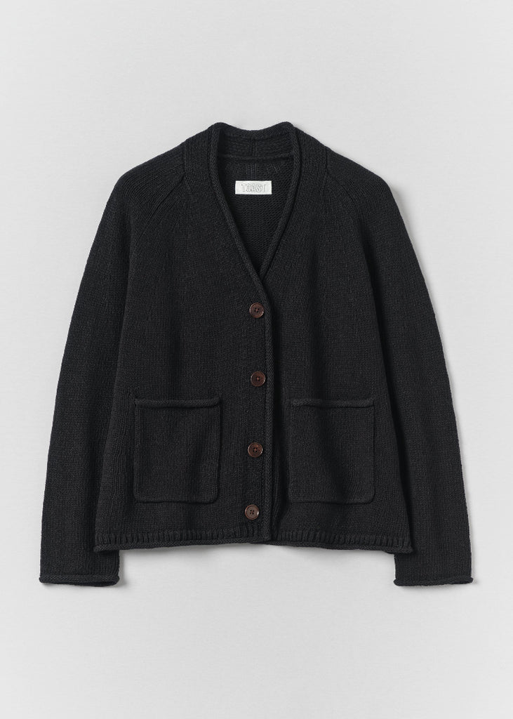 TOAST | Cotton Linen V Neck Cardigan