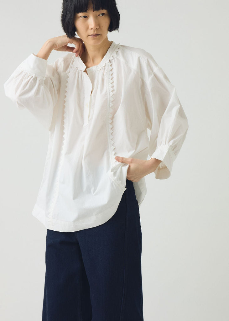 TOAST | Crockery Edge Cotton Poplin Top