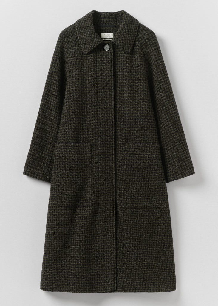 TOAST | Frankie Check Wool Raglan Coat