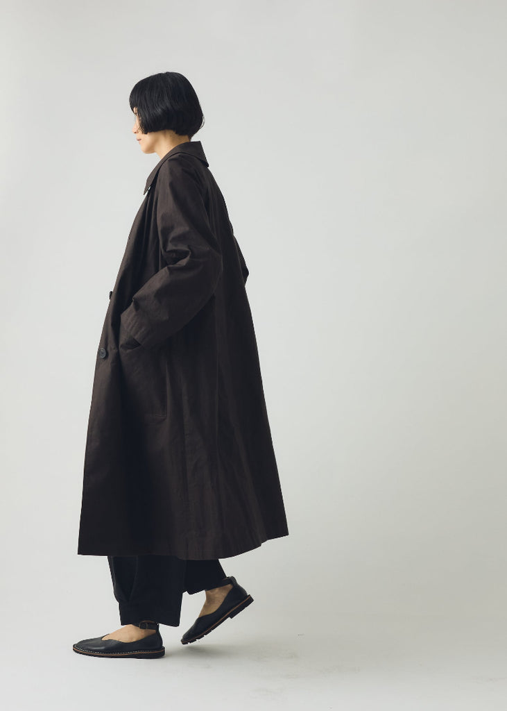 TOAST | Frankie Waxed Cotton Raglan Coat