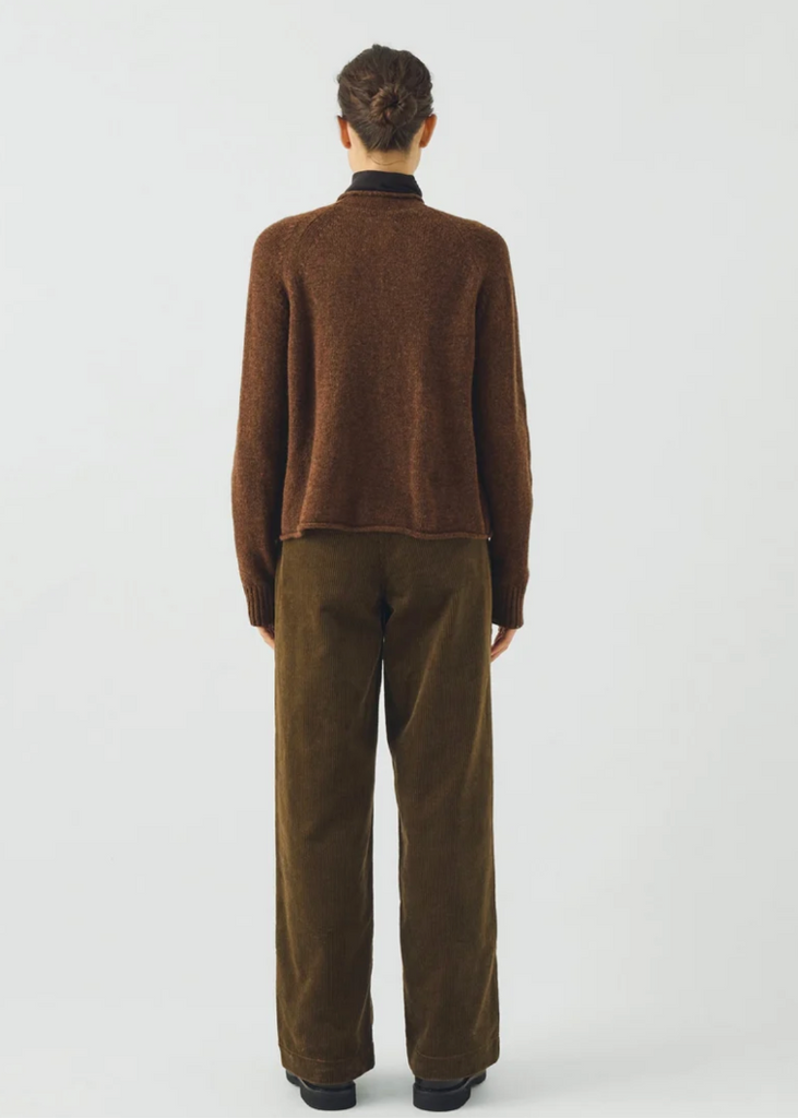 TOAST | Heathery Wool High Neck Cardigan