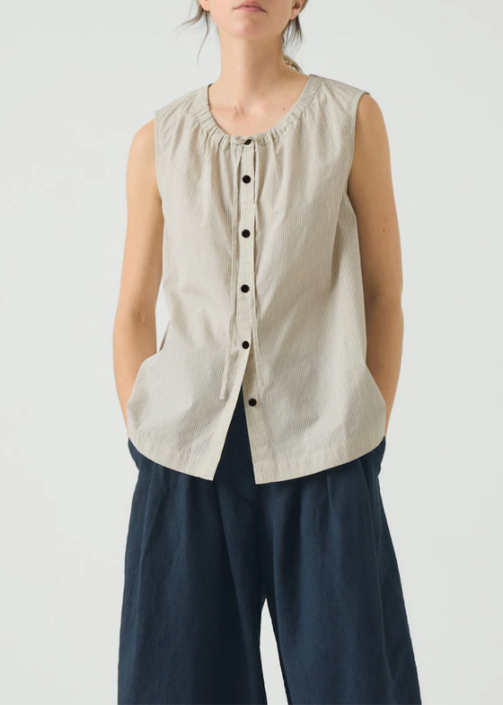 TOAST | Mini Stripe Cotton Top