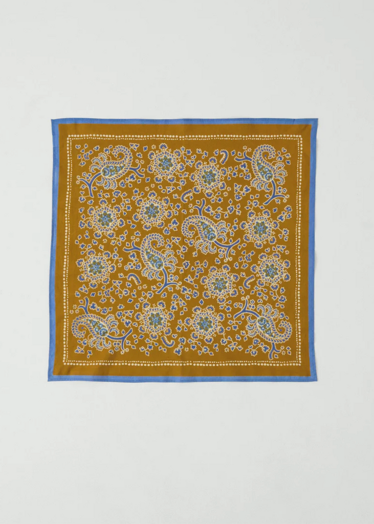 TOAST | Provencal Paisley Print Bandana | Cumin
