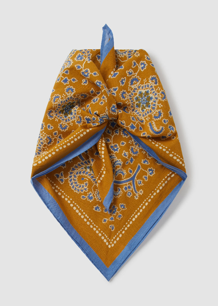 TOAST | Provencal Paisley Print Bandana | Cumin