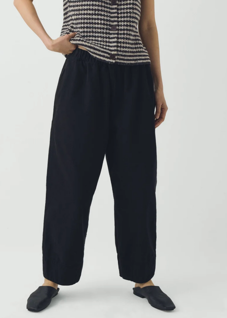 TOAST | Sculpted Leg Brushed Cotton Canvas Trousers