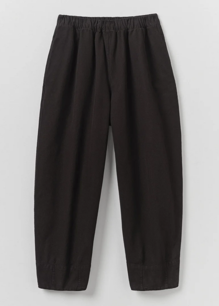 TOAST | Sculpted Leg Brushed Cotton Canvas Trousers