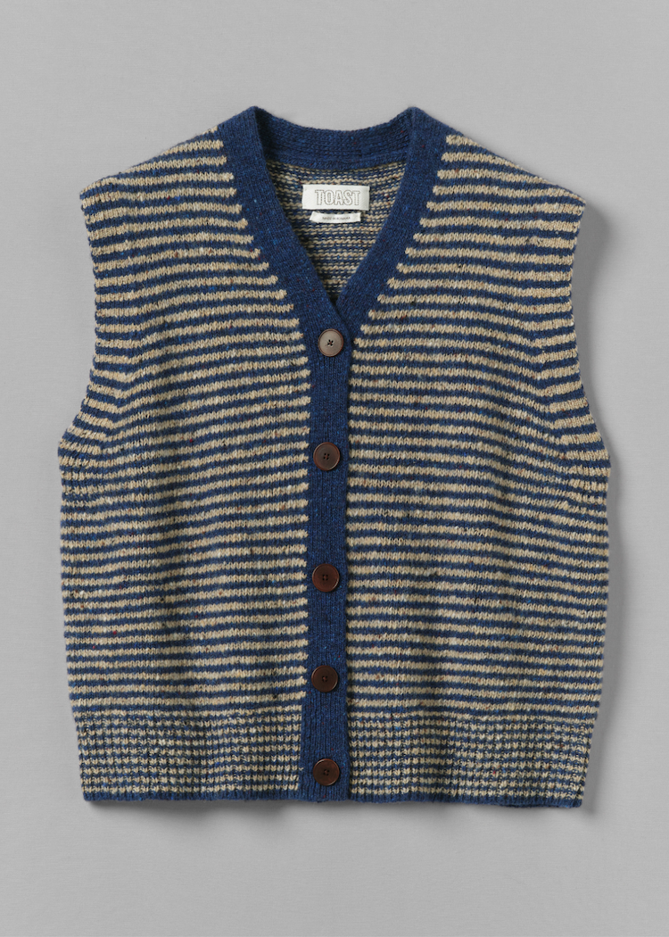 TOAST | Striped Donegal V Neck Tank - The Phoenix TOAST | Striped Donegal V Neck Tank - The Phoenix