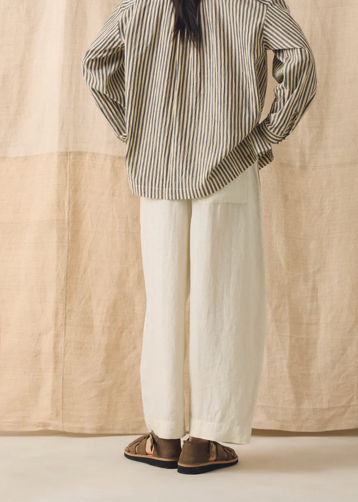 TOAST | Tablier Stripe Easy Cotton Shirt