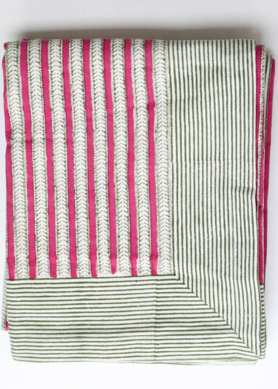 Tablecover in Funky Stripes Carmine