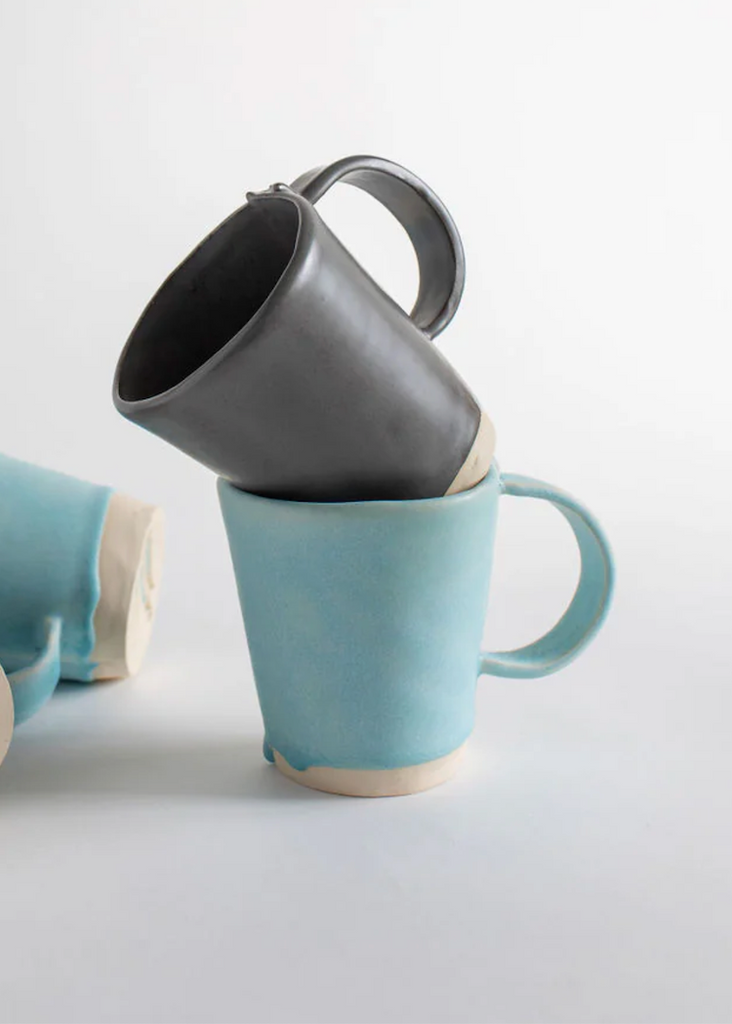 Tagliaferro Ceramics | Flare Mug Aqua Matte