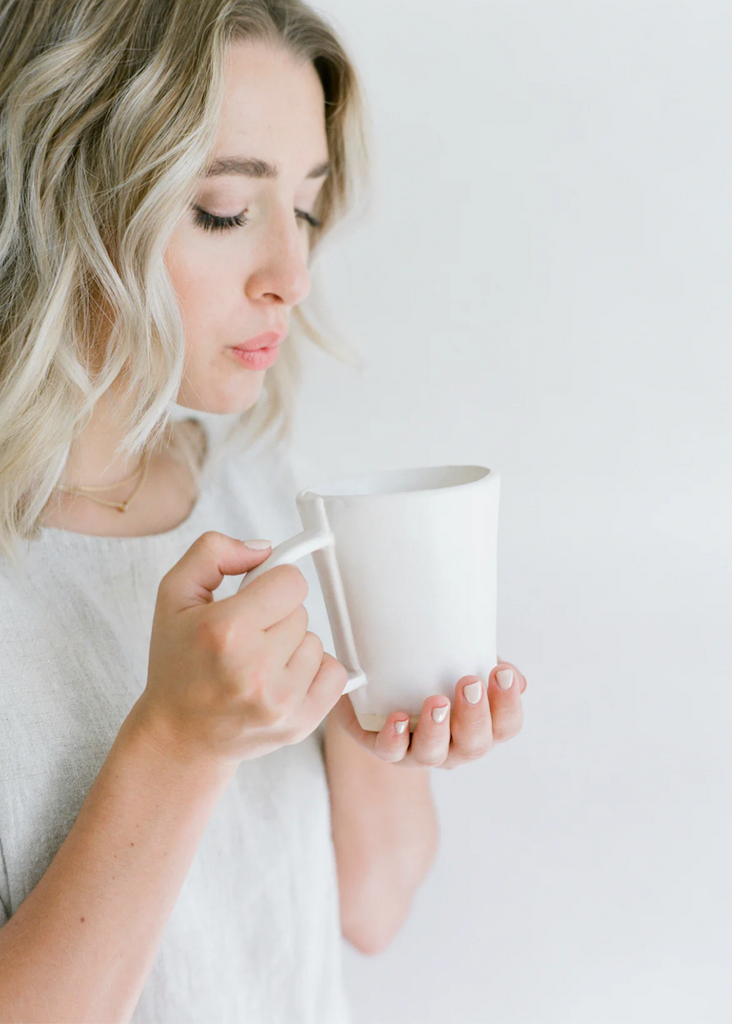 Tagliaferro Ceramics | Flare Mug White Matte