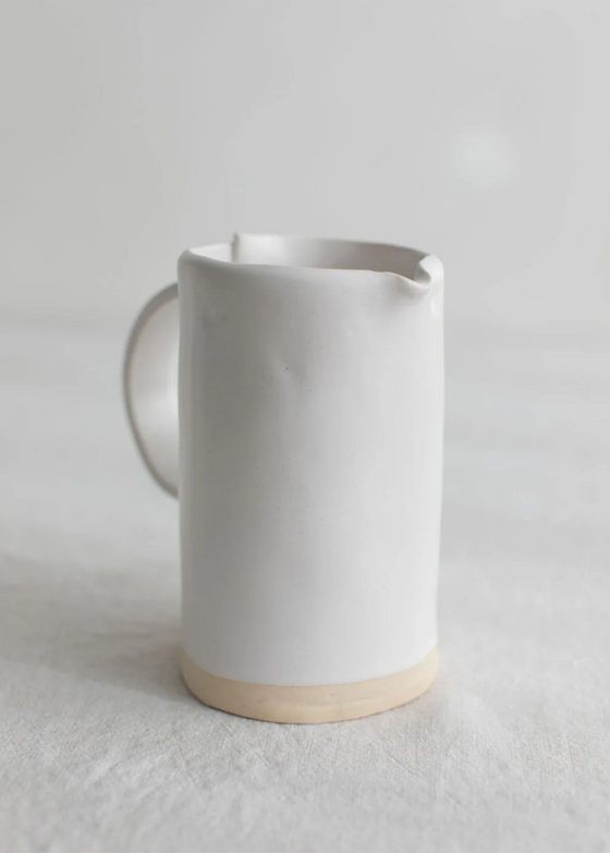 Tagliaferro Ceramics | Medium Pitcher White Matte